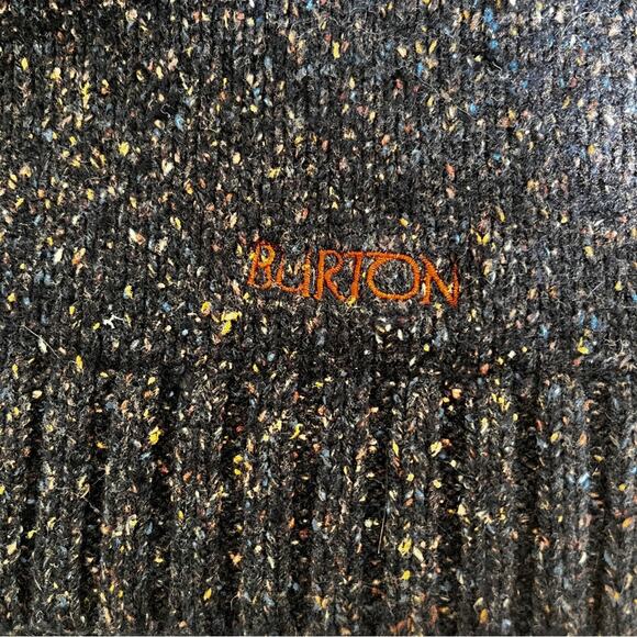 Vintage Burton Snowboard wool blend V neck sweater size large - Picture 4 of 7